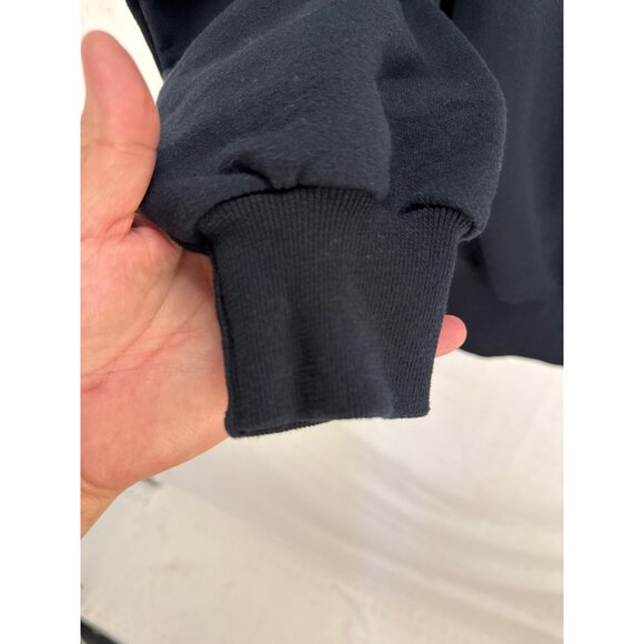 Vintage Jerzees XL Black Crewneck Sweatshirt Minimalist Whimsygoth Streetwear - Picture 4 of 7